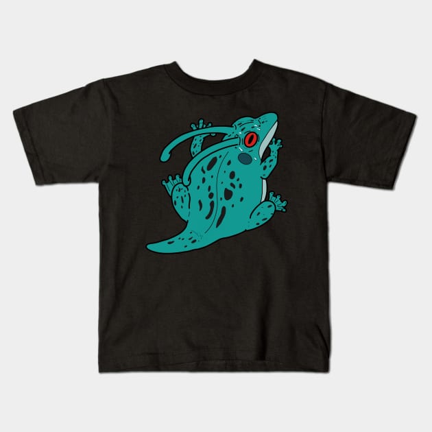 Ginyu Frog Kids T-Shirt by pkmnTrainerJosh